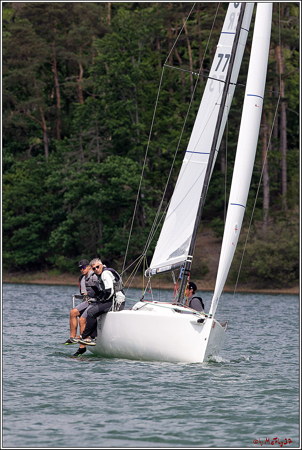 J70 - WOODLAND, 12.06.2021 Segelboot; Segeln; Woodland; Spinnaker; J70; Sorpesee; Sauerland